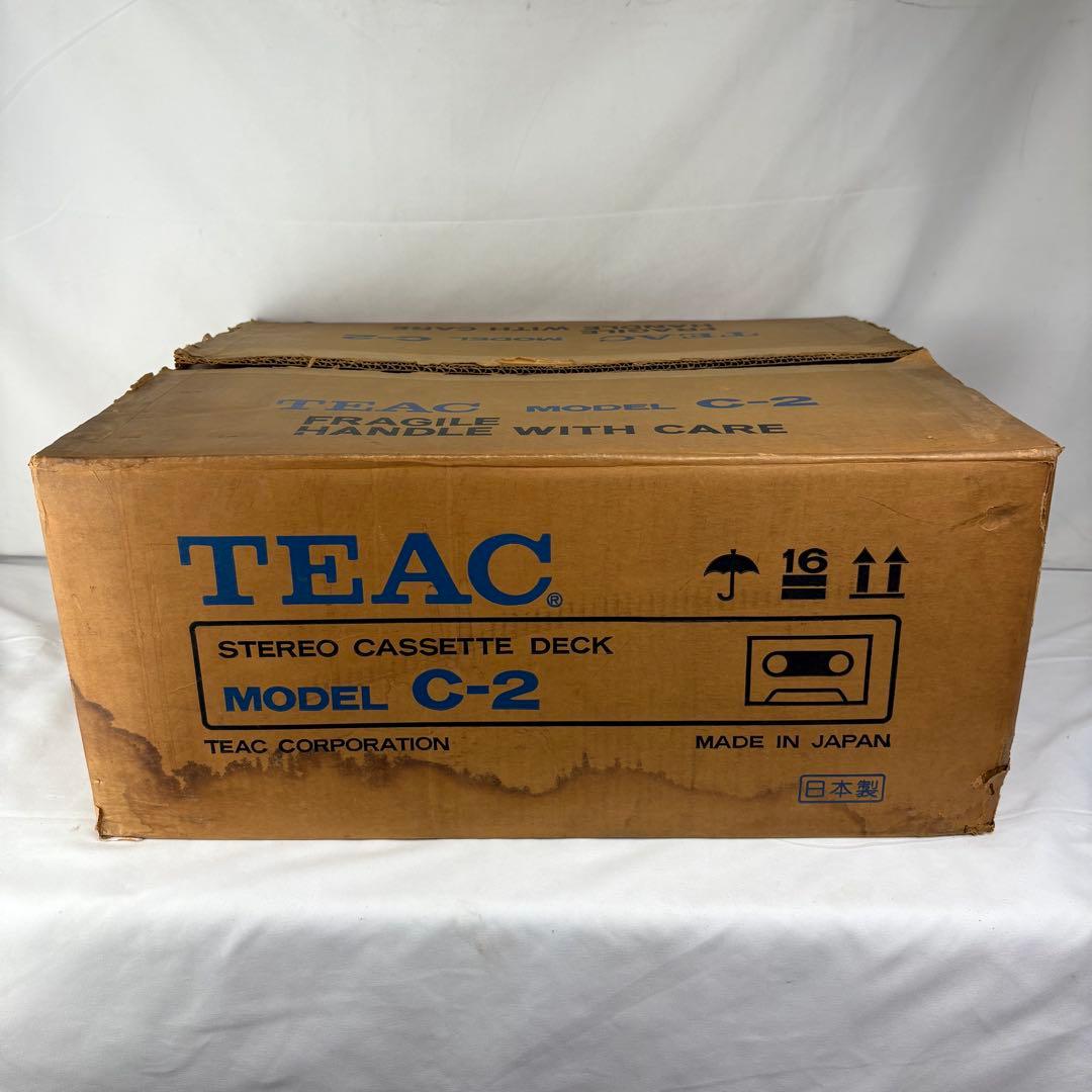 TEAC C-2 ティアック カセットデッキ 箱付