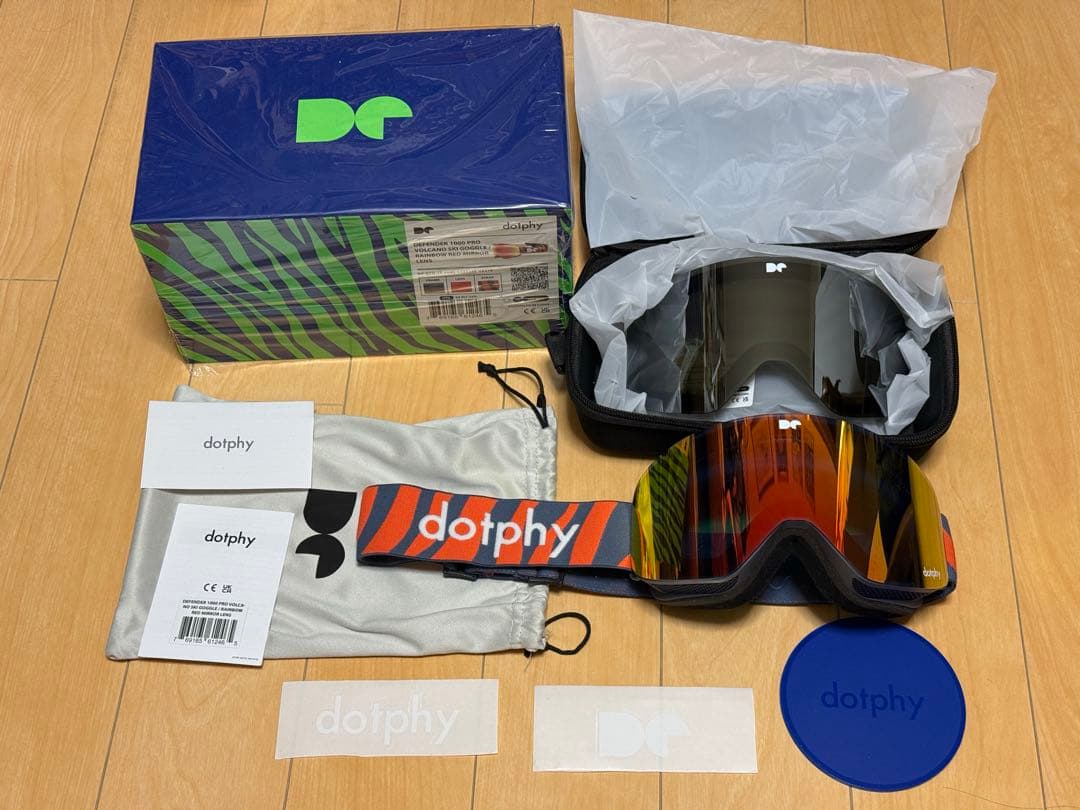 dotphy Defender 1000 Pro Volcano スキーゴーグル