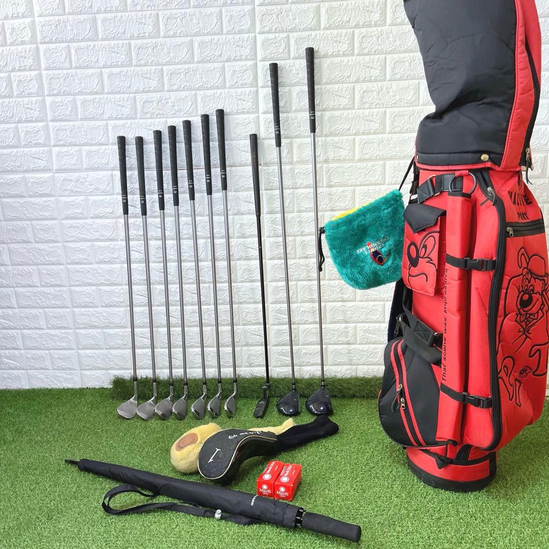 美品 ミエコウエサコ 可愛い 初心者オススメ レディースゴルフクラブ10本セット