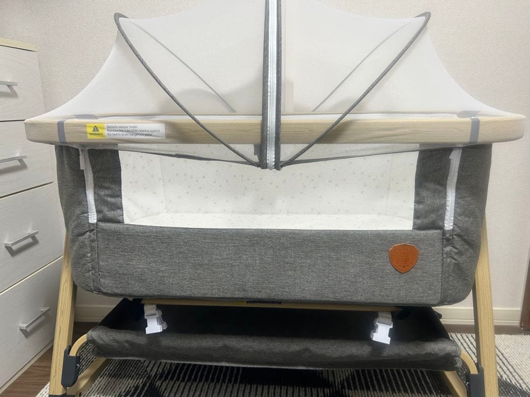 【ほぼ新品】25年9月購入品HZDMJ ベビーベッド