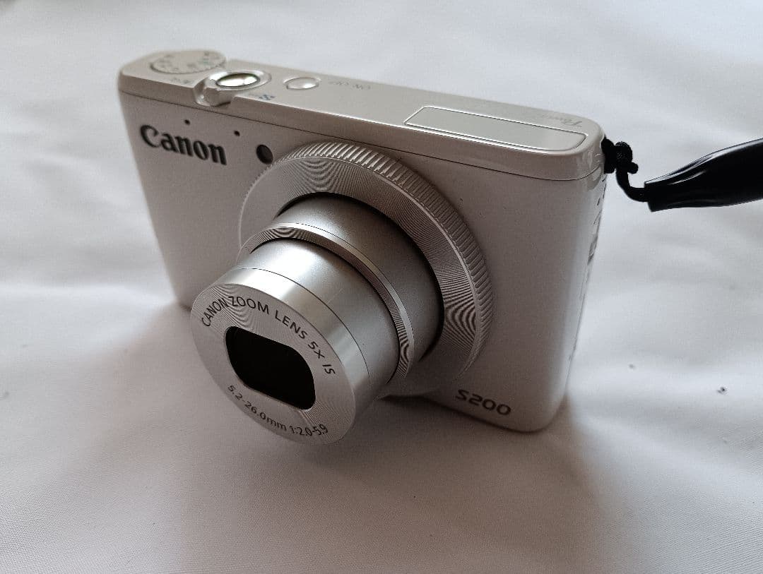 極美品・完備品 Canon PowerShot S200 ホワイトパワーショット