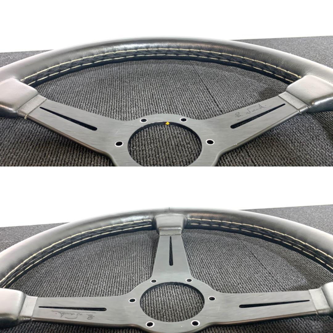 ナルディ クラシック レザーステアリング ホーンボタン・リング付き 美品 正規品