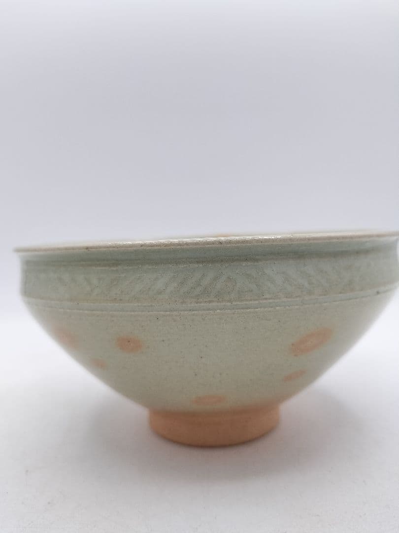 c926 数茶碗 御本 三島 翠峰 阿漕窯 8客　木箱 茶道具 古物