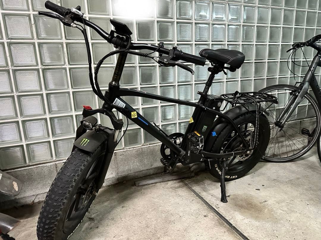 カスタム電動アシスト自転車 ブラック　引き取り限定