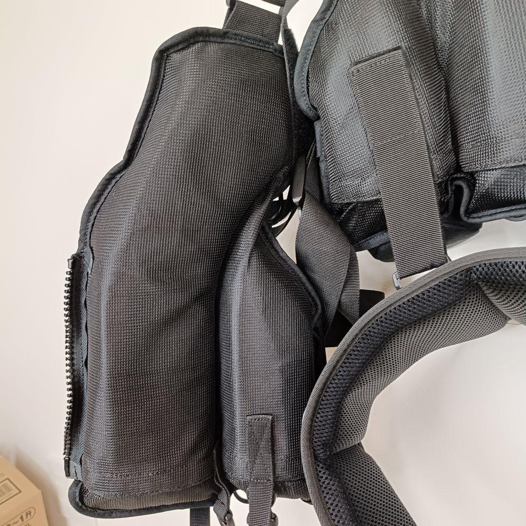 RBB リバレイ ゲームベスト ハイフロートモデル ブラック ポーチ2個付き美品