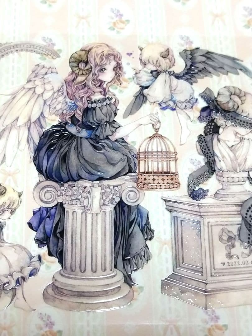 ✩再販✩J689＃天鹅记(水晶)LION切り売り海外人物マステ女の子