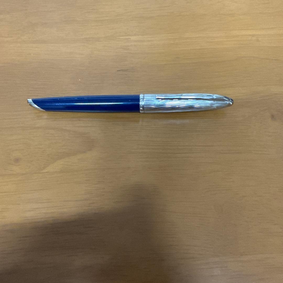 ウォーターマン　カレン・デラックス 万年筆 F 細字　ブルーST
