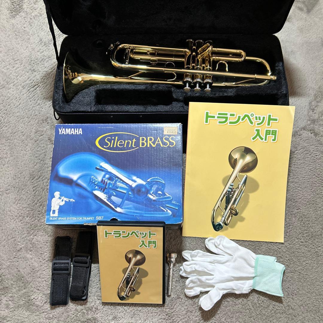 トランペット　入門書　DVD サイレントブラス　セット