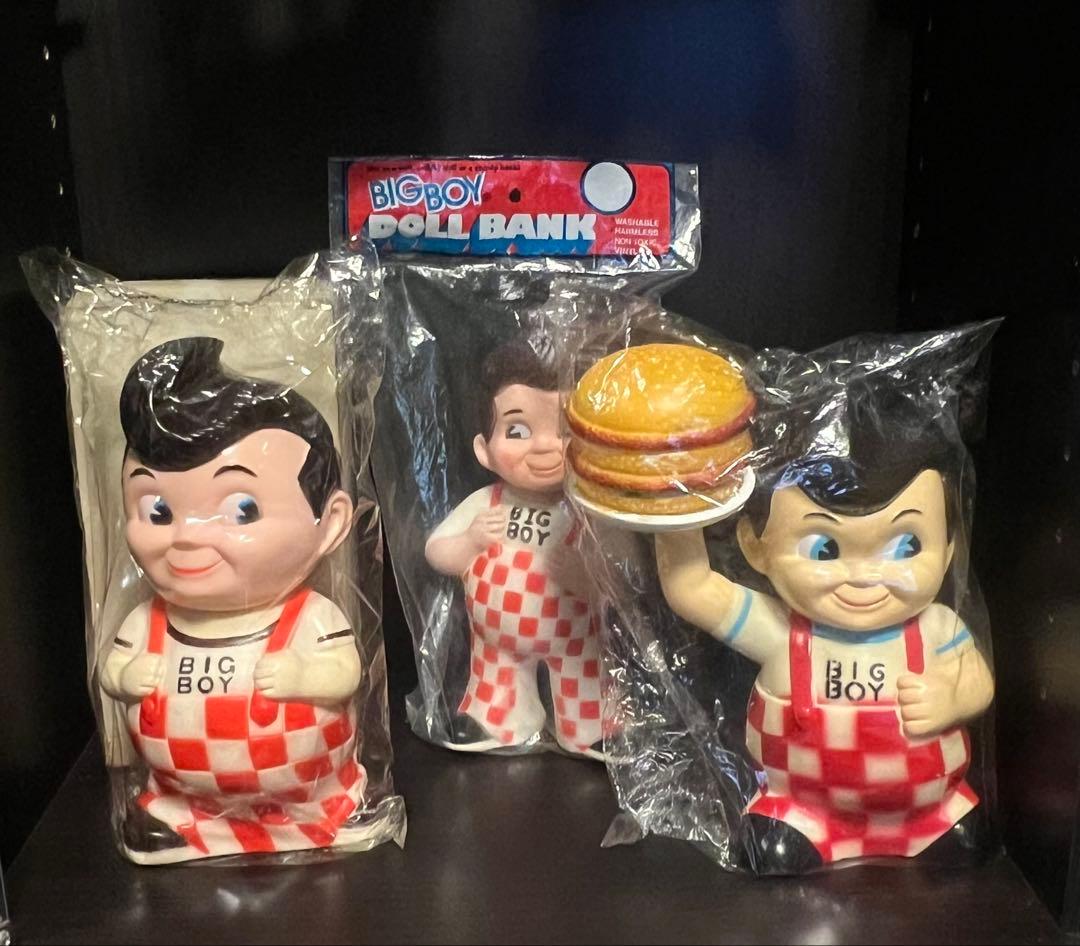 ★3点セット★ビンテージ★BigBoy★ビッグボーイ★貯金箱★未開封★