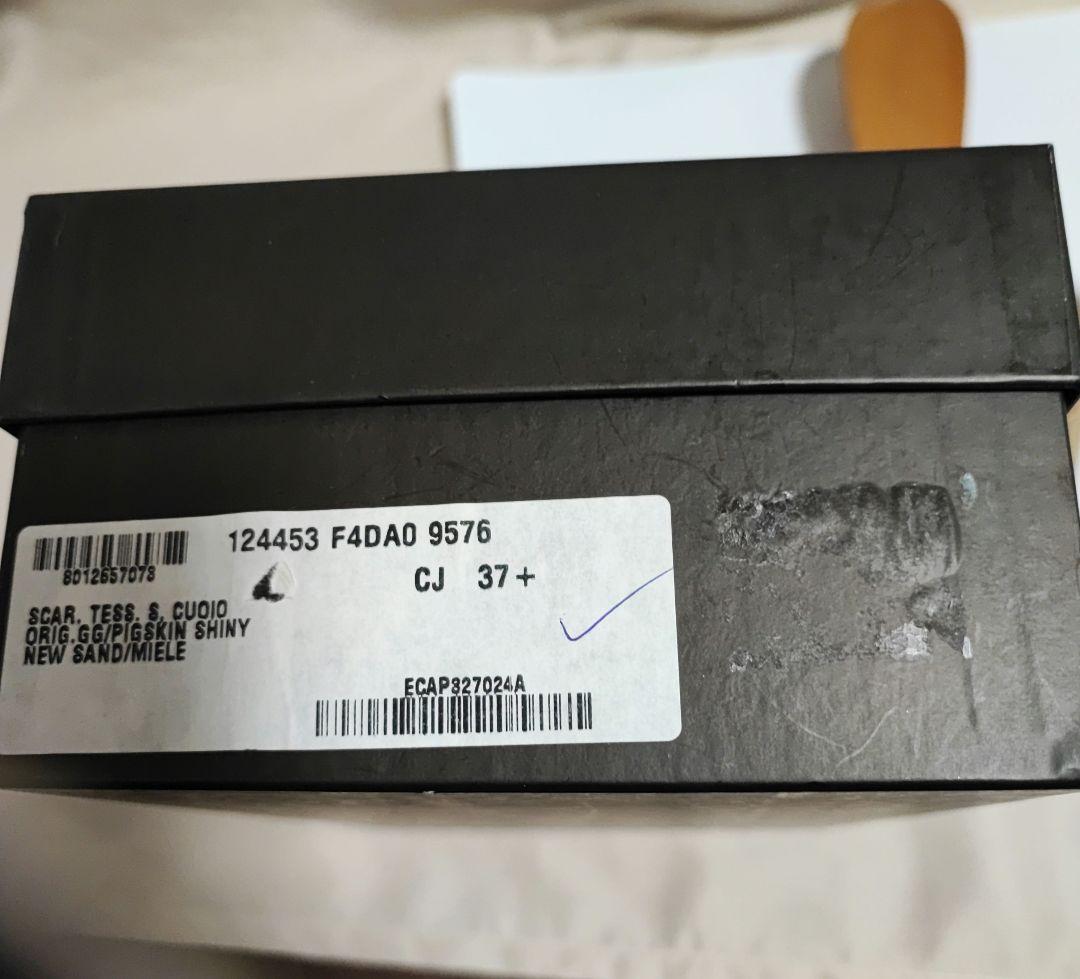 グッチ Gucci ミュール 37 1/2 24~24.5 GGキャンバス柄