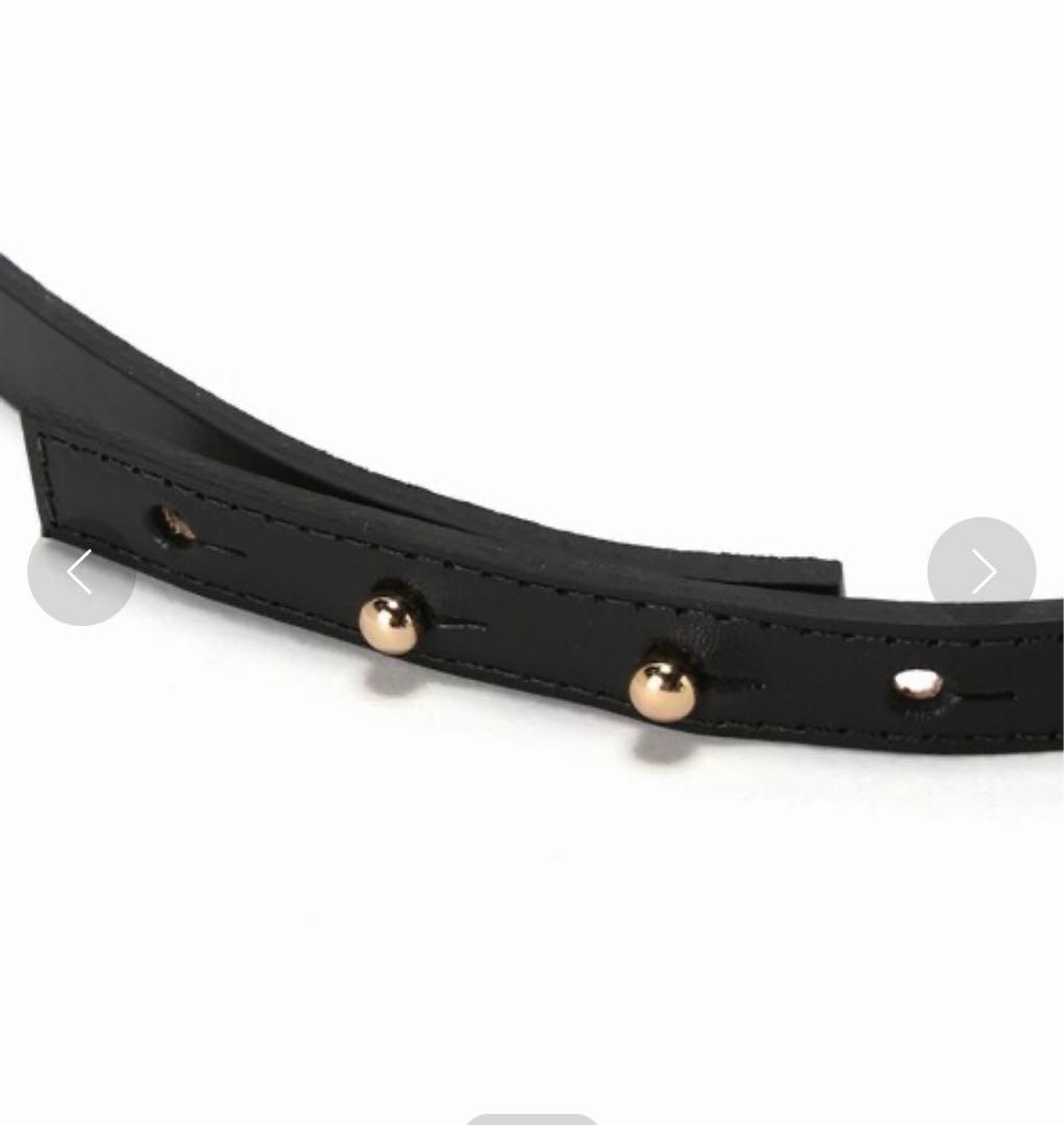 Deuxieme Classe B-LOW THE BELTロングプレートベルト