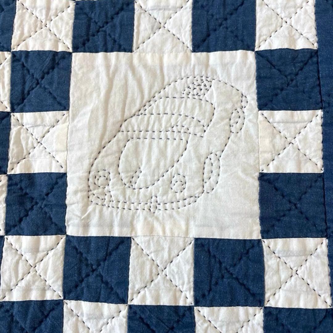 ♦︎ポルシェ356デザイン ハンドメイドパッチワーク　ベッドカバーシングルサイズ