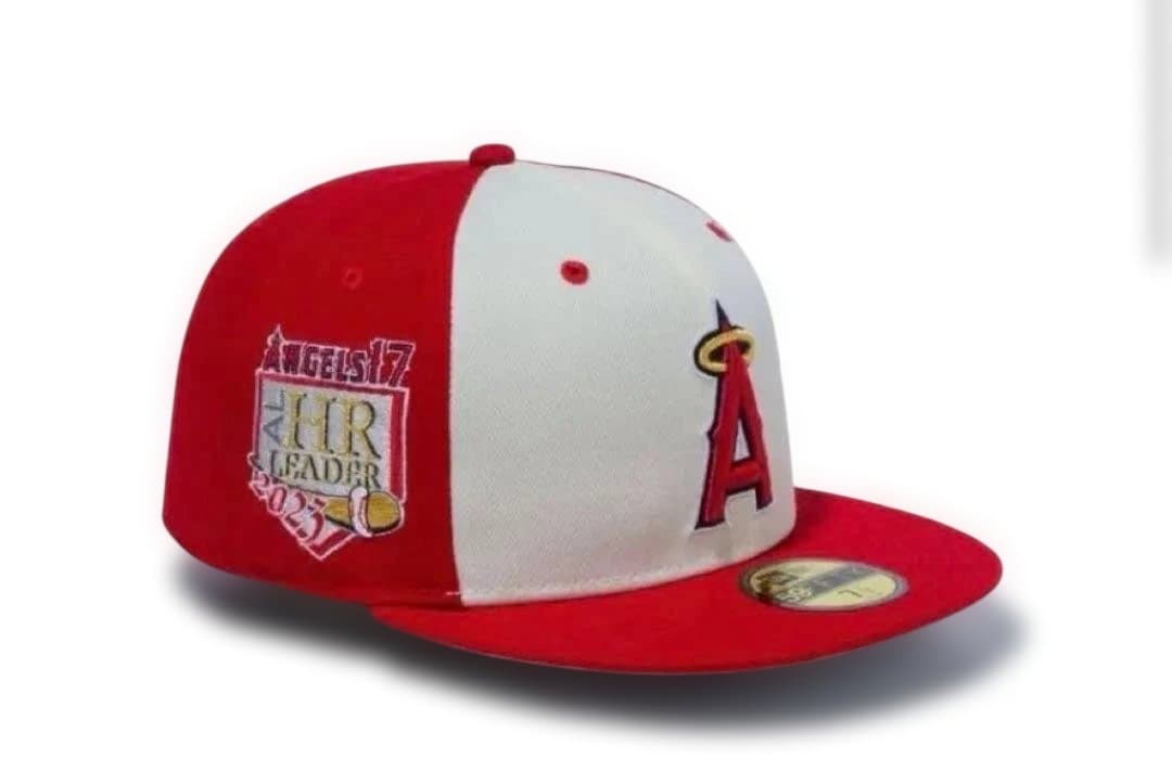 エンジェルス 59FIFTY キャップ 7 5/8 赤/クリーム
