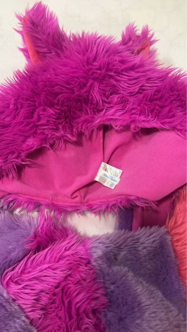 ほディズニー　チャシャ猫　ファンキャップマフラー