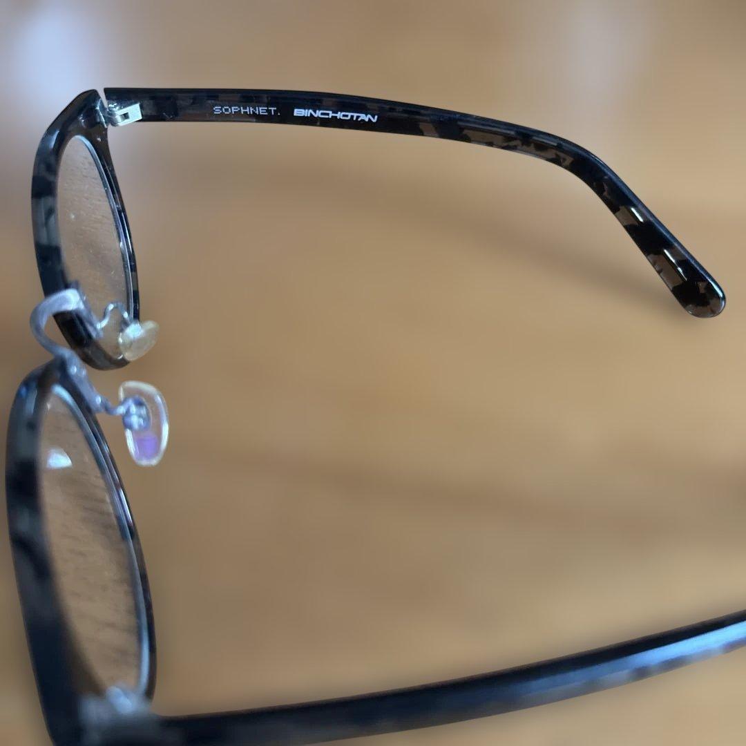 SOPHNET. BINOCHETAN ✖️金子眼鏡　 ブルーライトカットメガネ