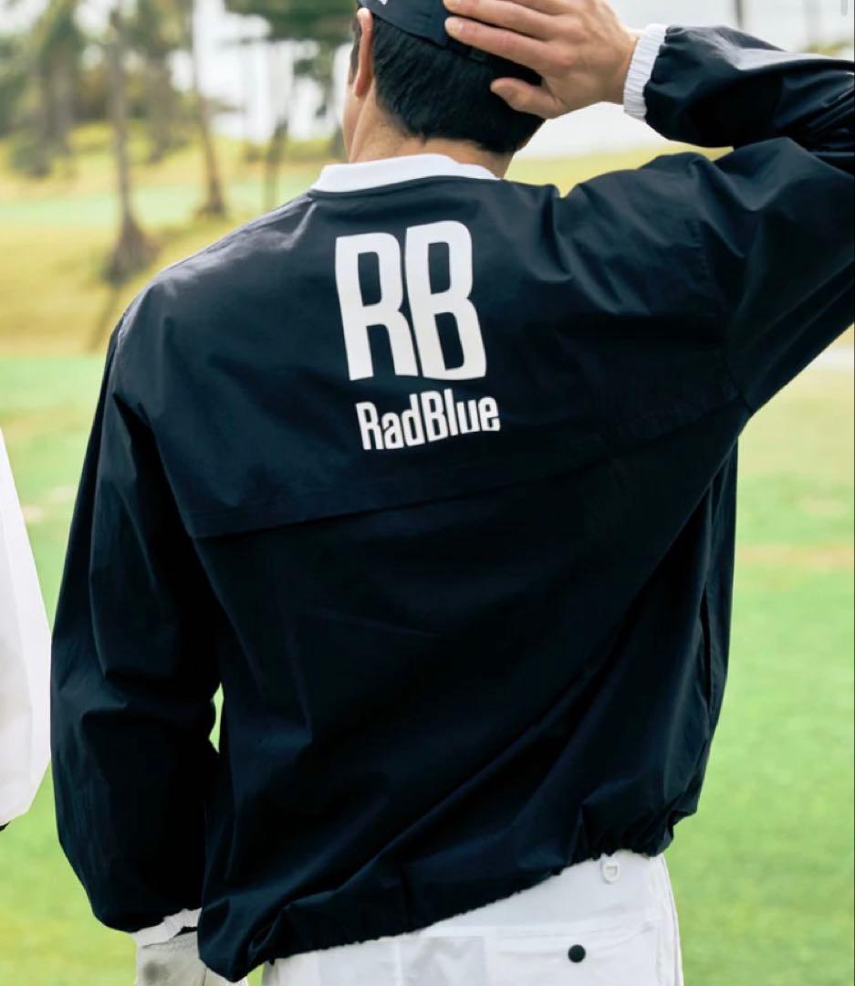 【完売品】　RadBlue テックコットンナイロンプルオーバー　（ラッドブルー）