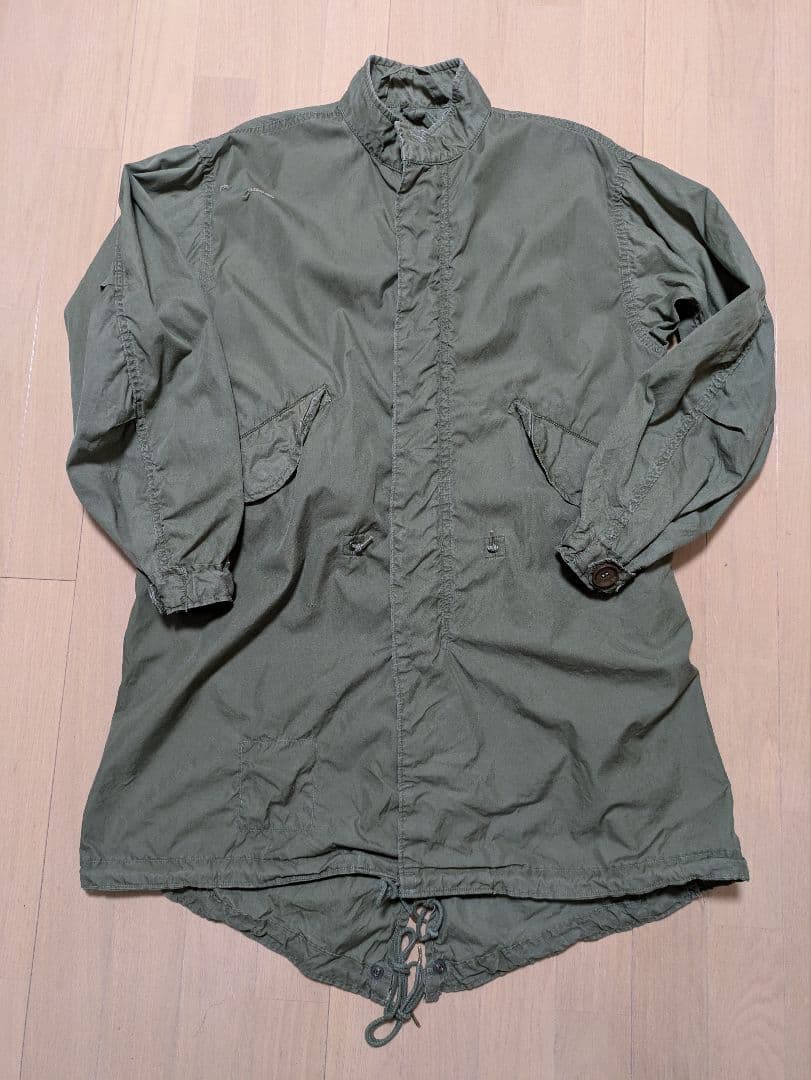 実物 米軍　M-65 モッズコ－ト フィッシュテールパーカー　XS　フード付き