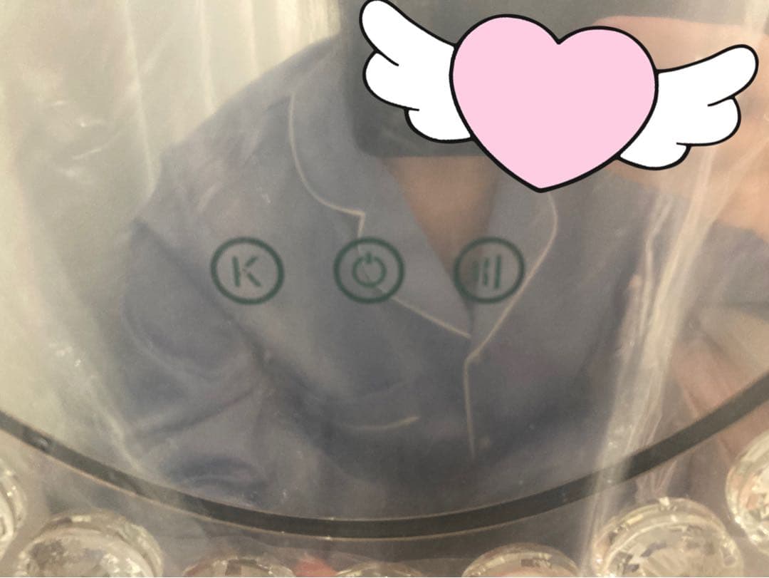 クリスタル装飾 3色調光 女優ミラー 鏡 ハリウッドミラー 【 値下げ不可 】