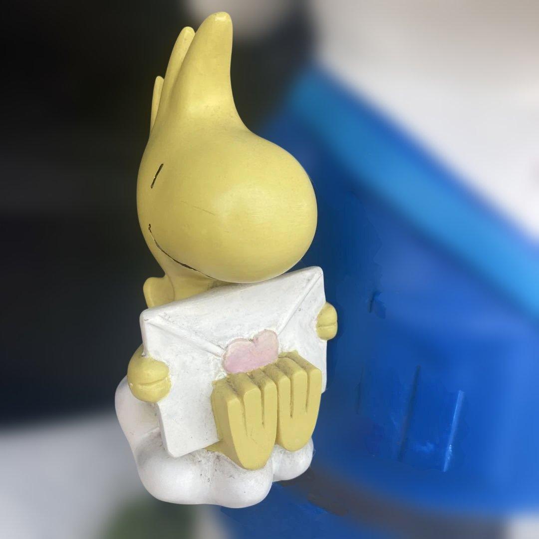 スヌーピー 郵便配達員 フィギュア 郵便ポスト 陶器製 激レア 希少