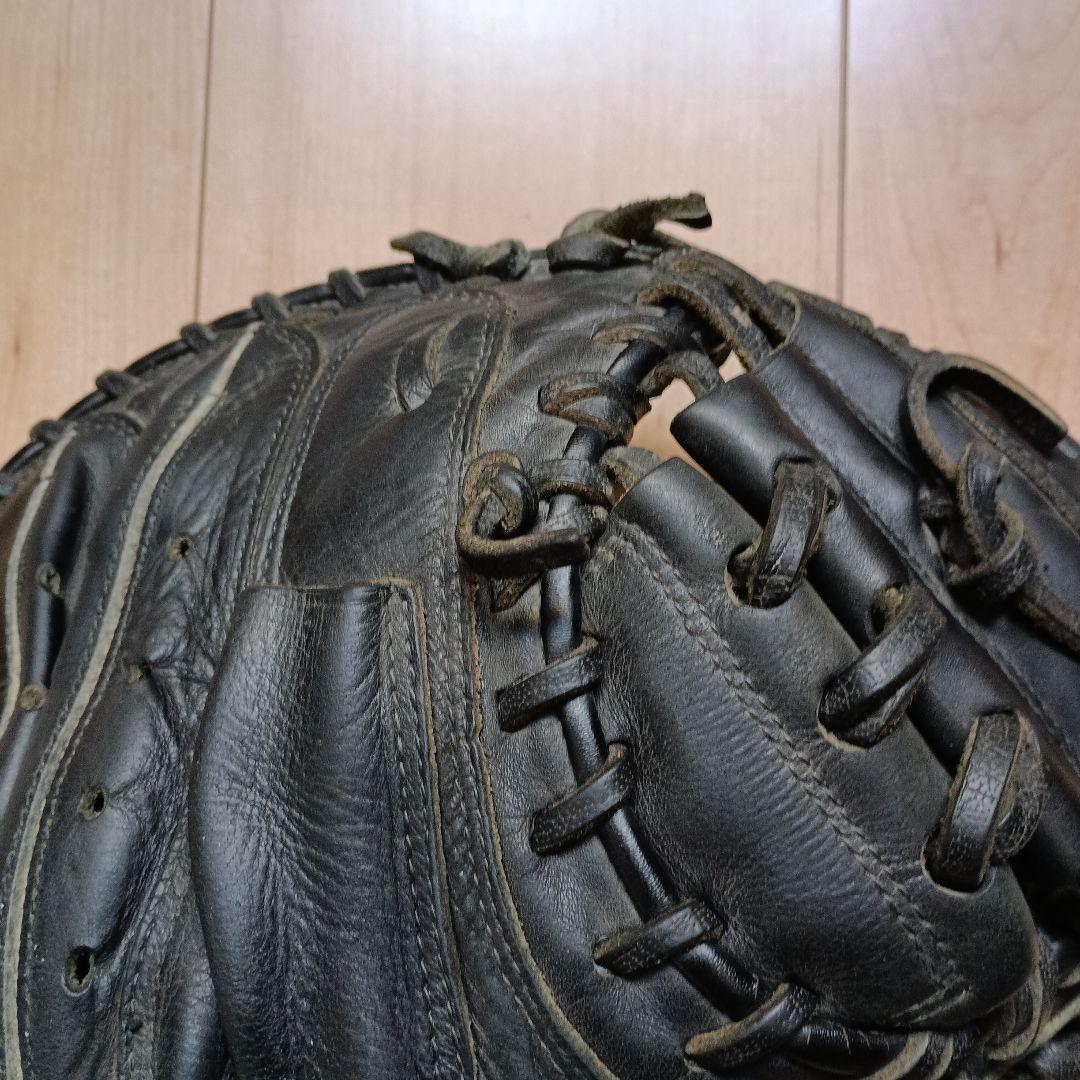 ZETT ゼット型抜群 即戦力 軟式 少年 キャッチャーミット　黒