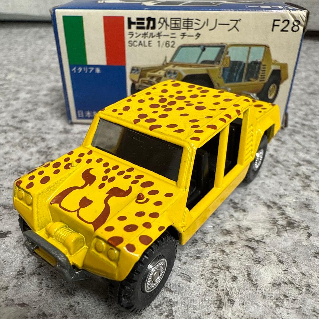 トミカ青箱外国車シリーズ　F28 ランボルギーニ　チータ