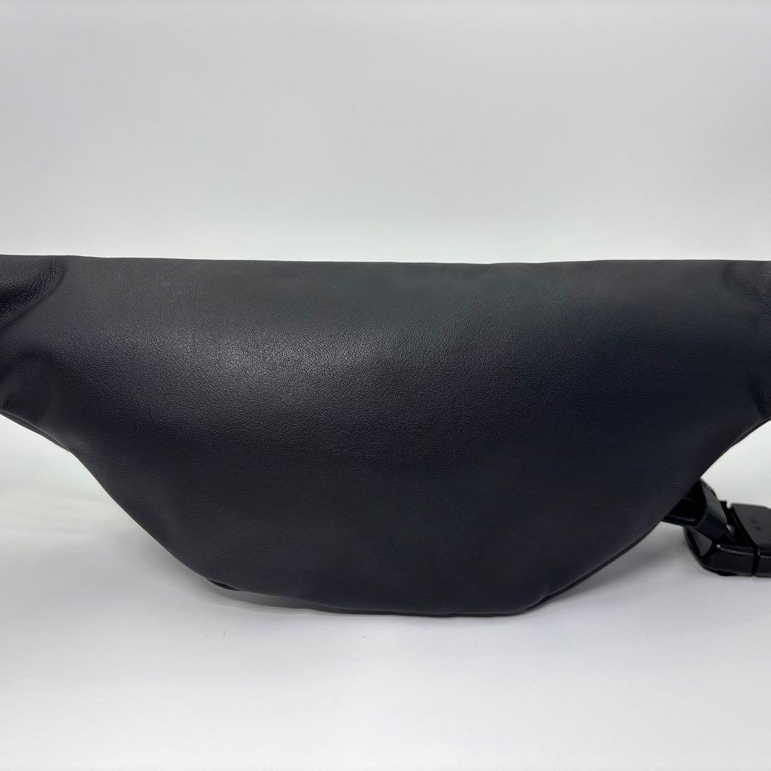 ✨美品✨ アニエスベー PETER レザー ウエストポーチ ブラック