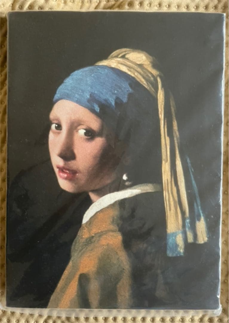 フェルメール真珠の首飾りの少女アートパネル