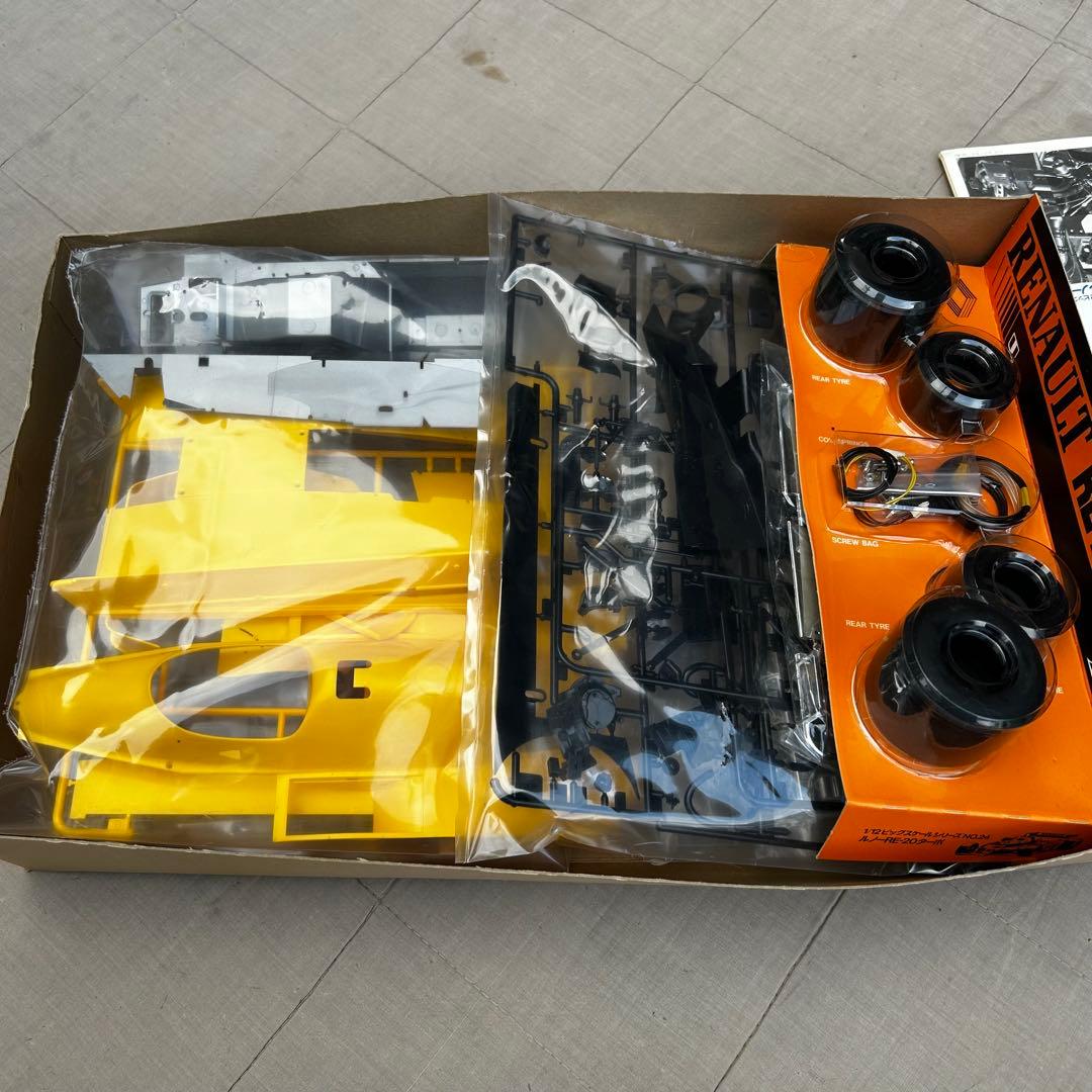 タミヤ 1/12 ルノーRE-20ターボ プラモデル デカール無 ジャンク扱い