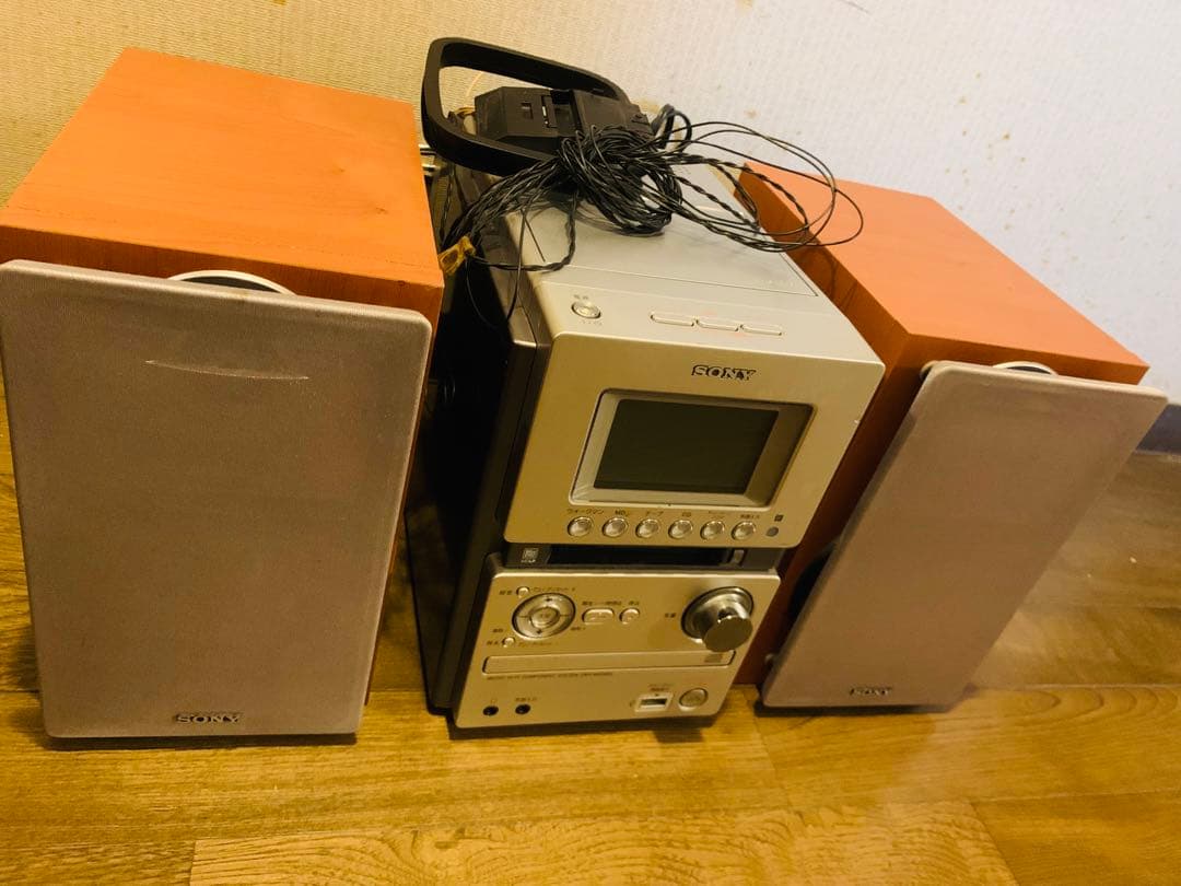 SONY ミニコンポ MD対応 シルバー