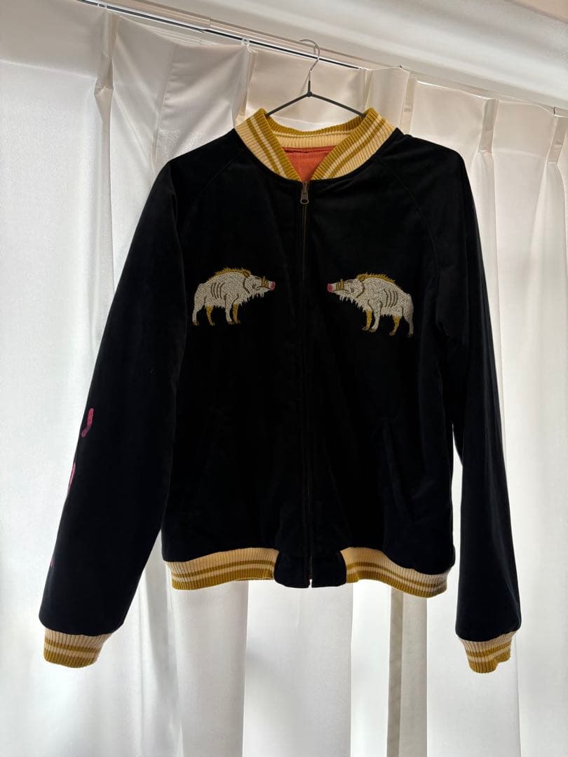 【スタジオジブリ】 もののけ姫 スカジャン Mサイズ リバーシブル