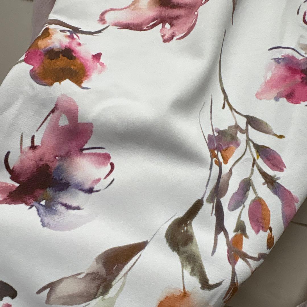 stina 花柄長袖レオタード