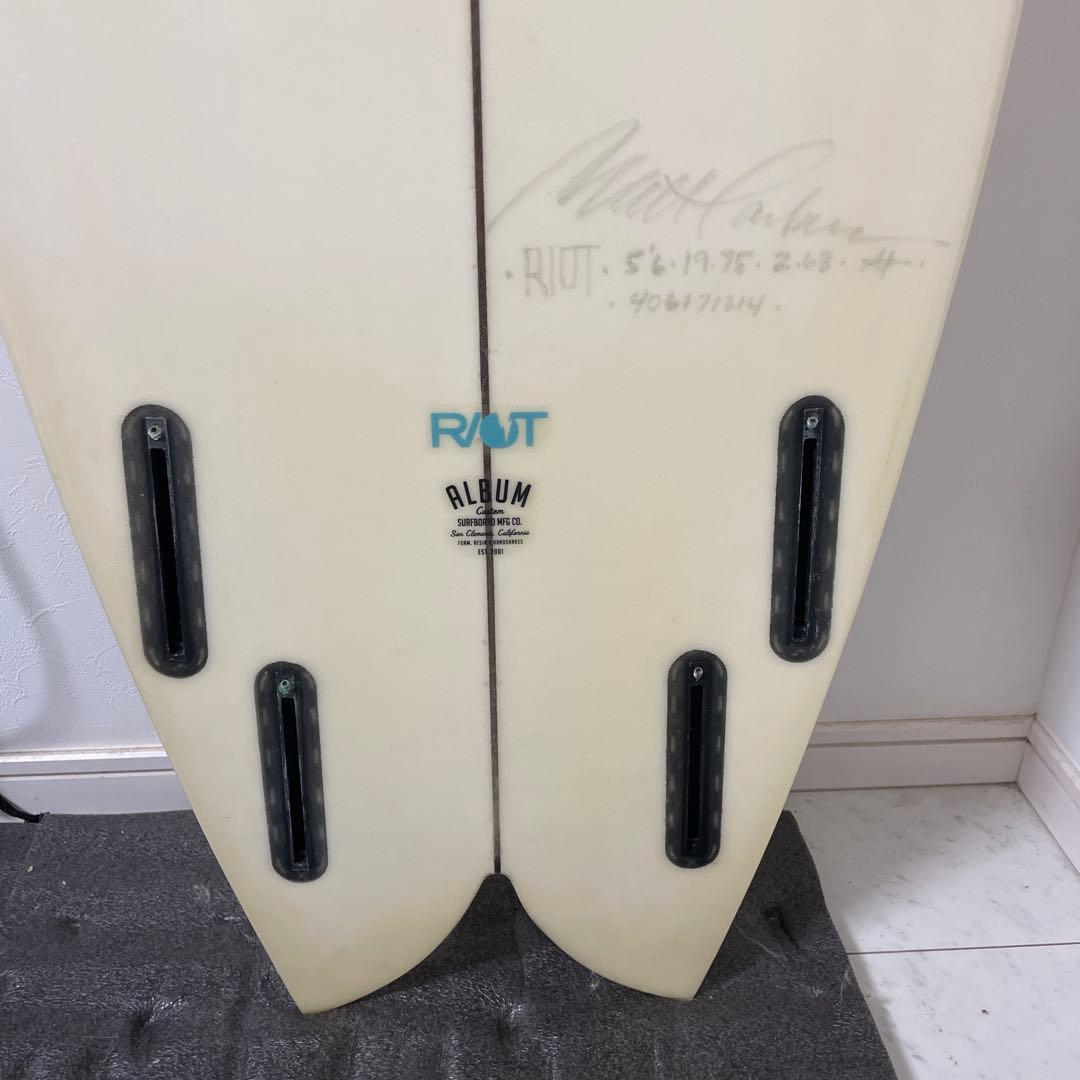 千葉　手渡し限定　アルバム ￼ALBUM ショートボード 白色　EPS クアッド