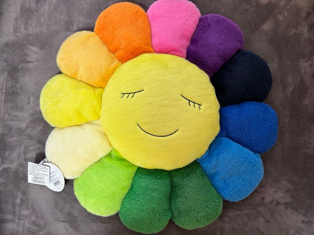 カイカイキキ 60cm お花 レインボー クッション 村上隆