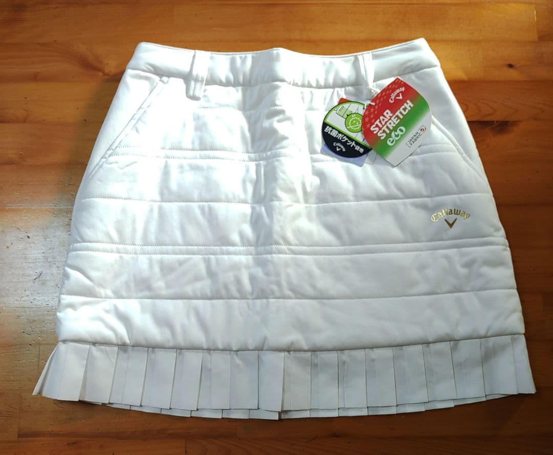 Callaway レディース ゴルフスカート ホワイト　白　ダウンスカート　М