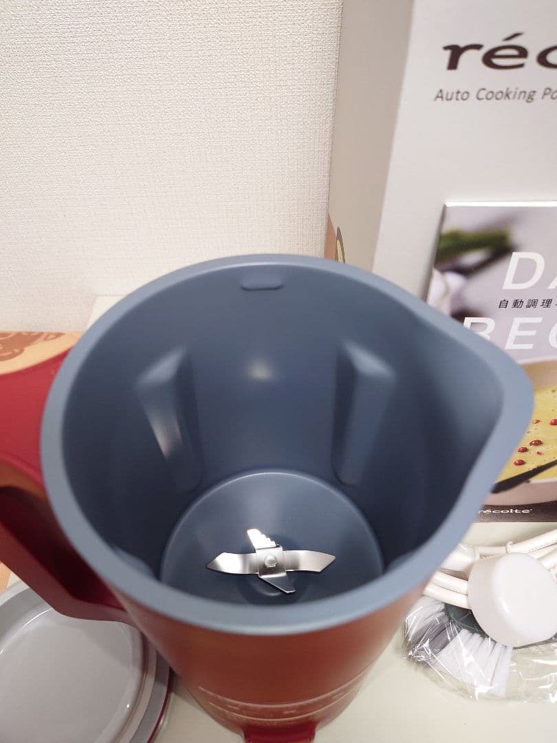 récolte レコルト　オートクッキングポット レッド 　RSY-2 未使用
