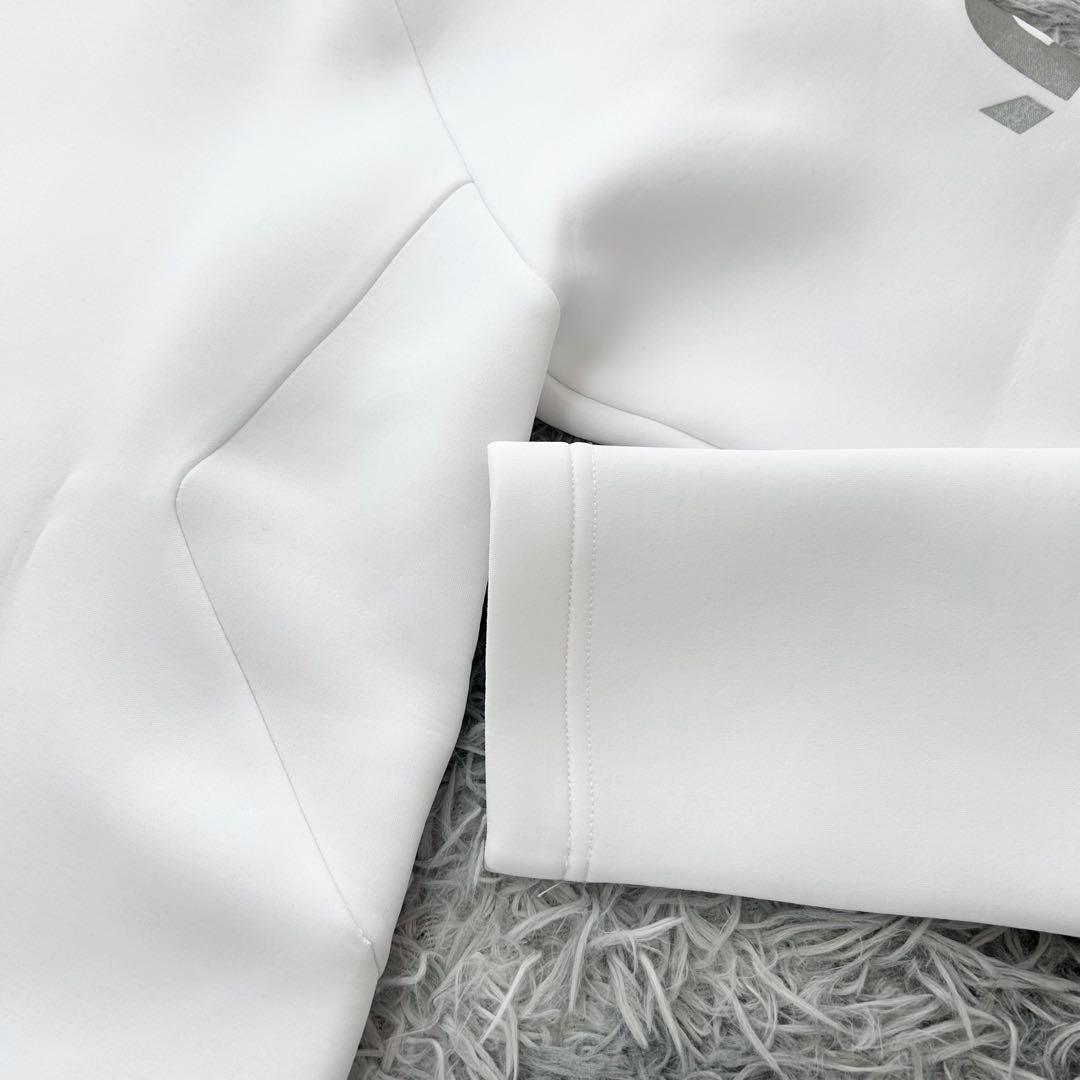 新品　P PGG パーリーゲイツ　ハイネック　長袖カットソー　ホワイト　サイズ6