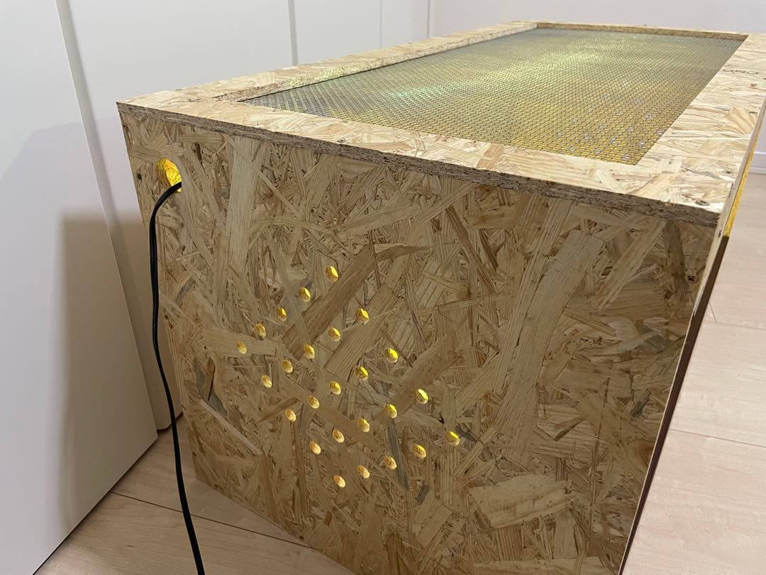 爬虫類ケージ　爬虫類飼育ゲージ　90×45×45 天井金網仕様