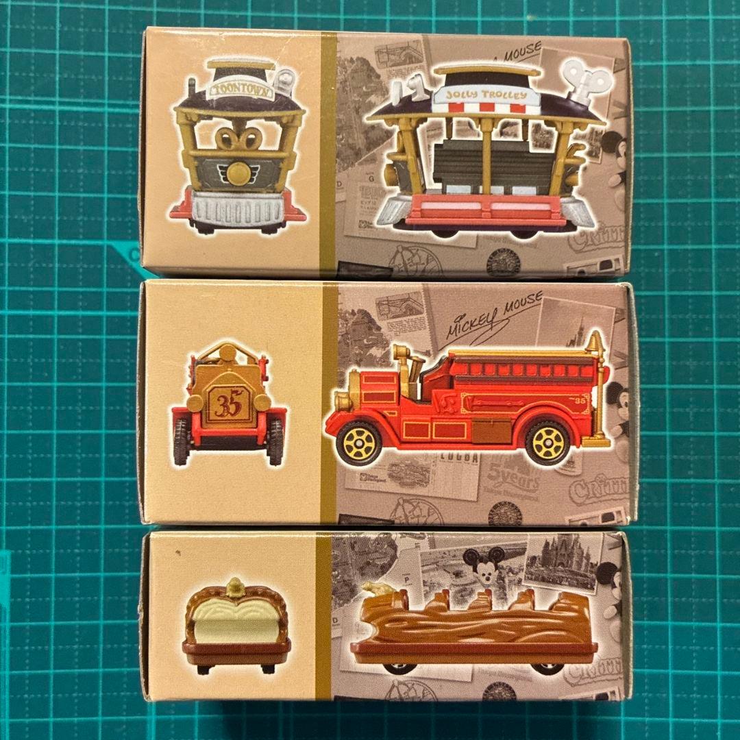 ディズニーリゾート トミカ ビークルコレクション 35周年 3種類