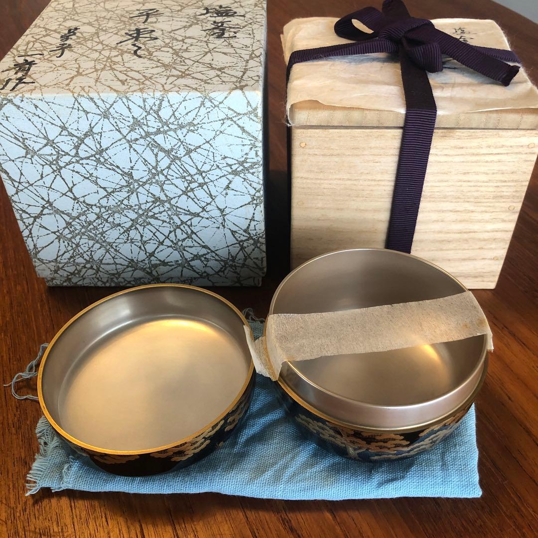 茶道具　平棗　一斉　金蒔絵