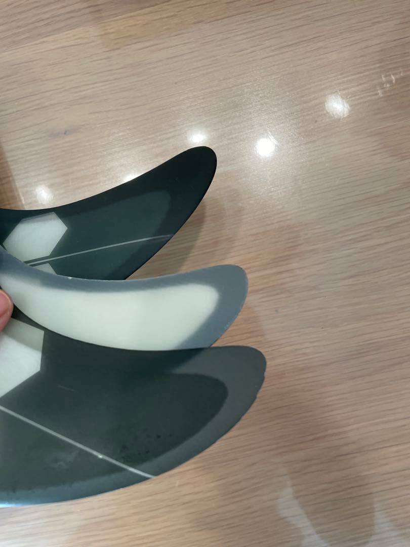 ［ほぼ新品］FCS II AM サーフボードフィン LARGE 3枚セット