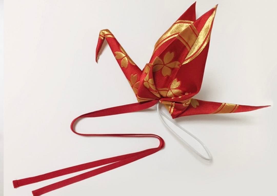 あそ美や　折り鶴帯（オーダー）