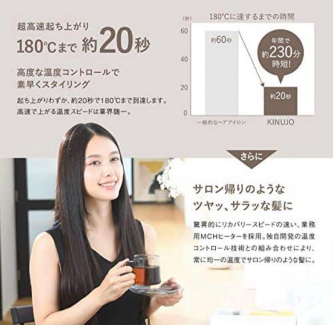 m*認様 【新品・未使用】KINUJO 絹女　ストレート　ヘアアイロン　LM-1