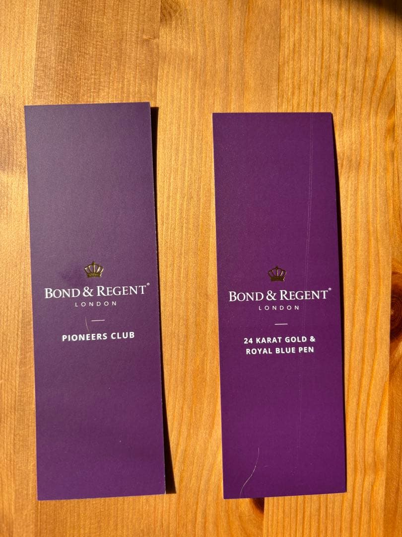 Bond & Regent 24金 ローラーボールペン 新品 未使用 英国 箱付