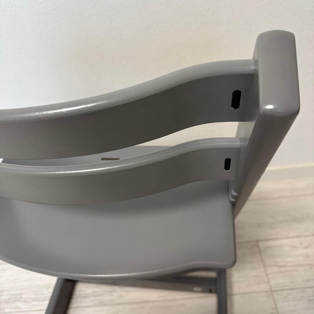 ストッケ　トリップトラップ　ストームグレー　ベビーセット付　トレー付