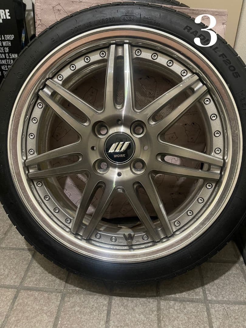WORK 16インチ ホイールセット MINERVAタイヤ