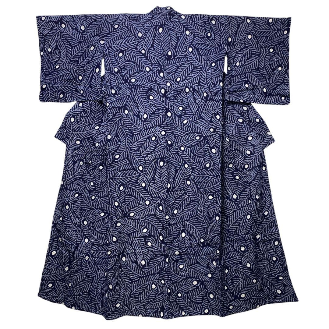 【専用です】 孔雀の羽根 絞り浴衣 有松絞り浴衣 yukata
