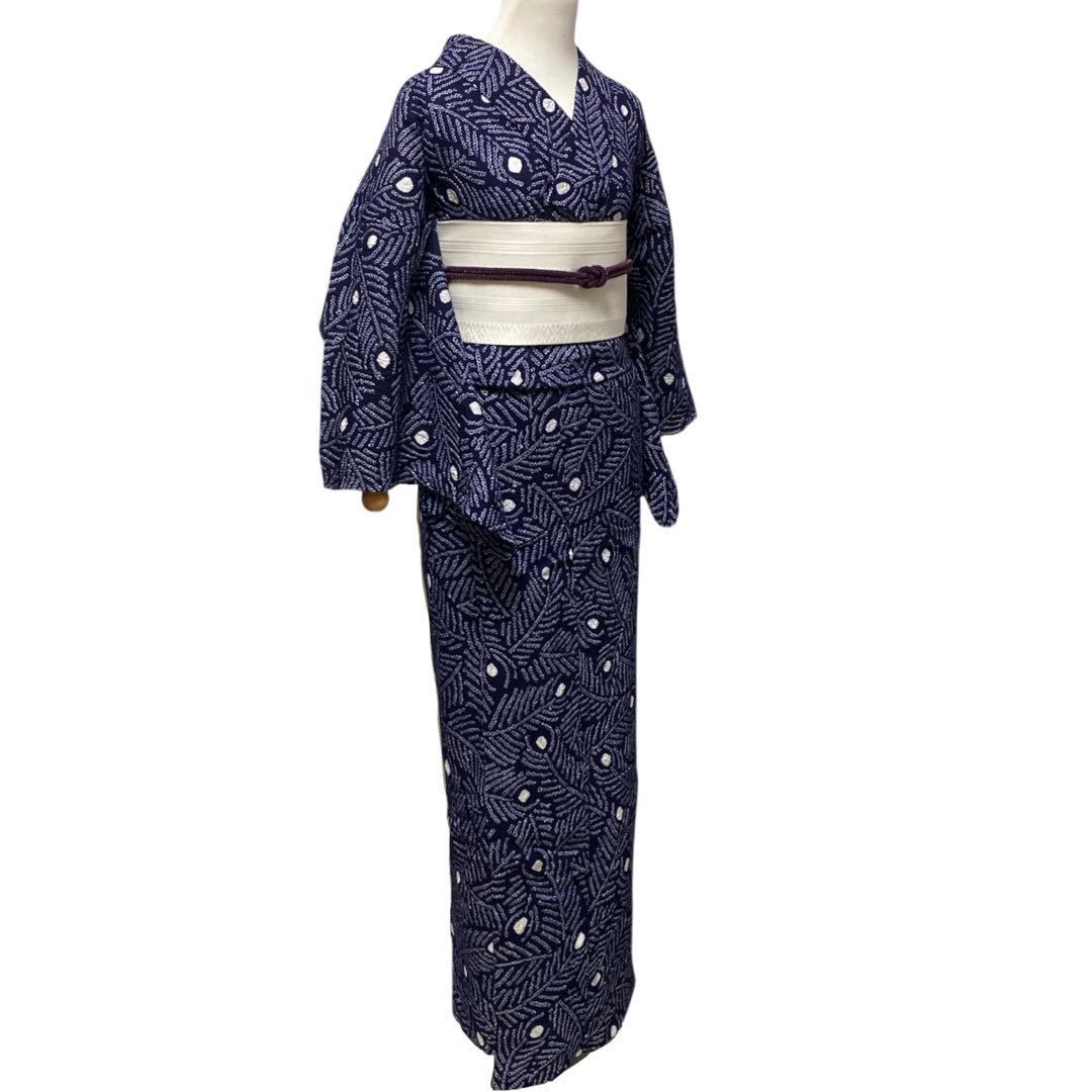 【専用です】 孔雀の羽根 絞り浴衣 有松絞り浴衣 yukata
