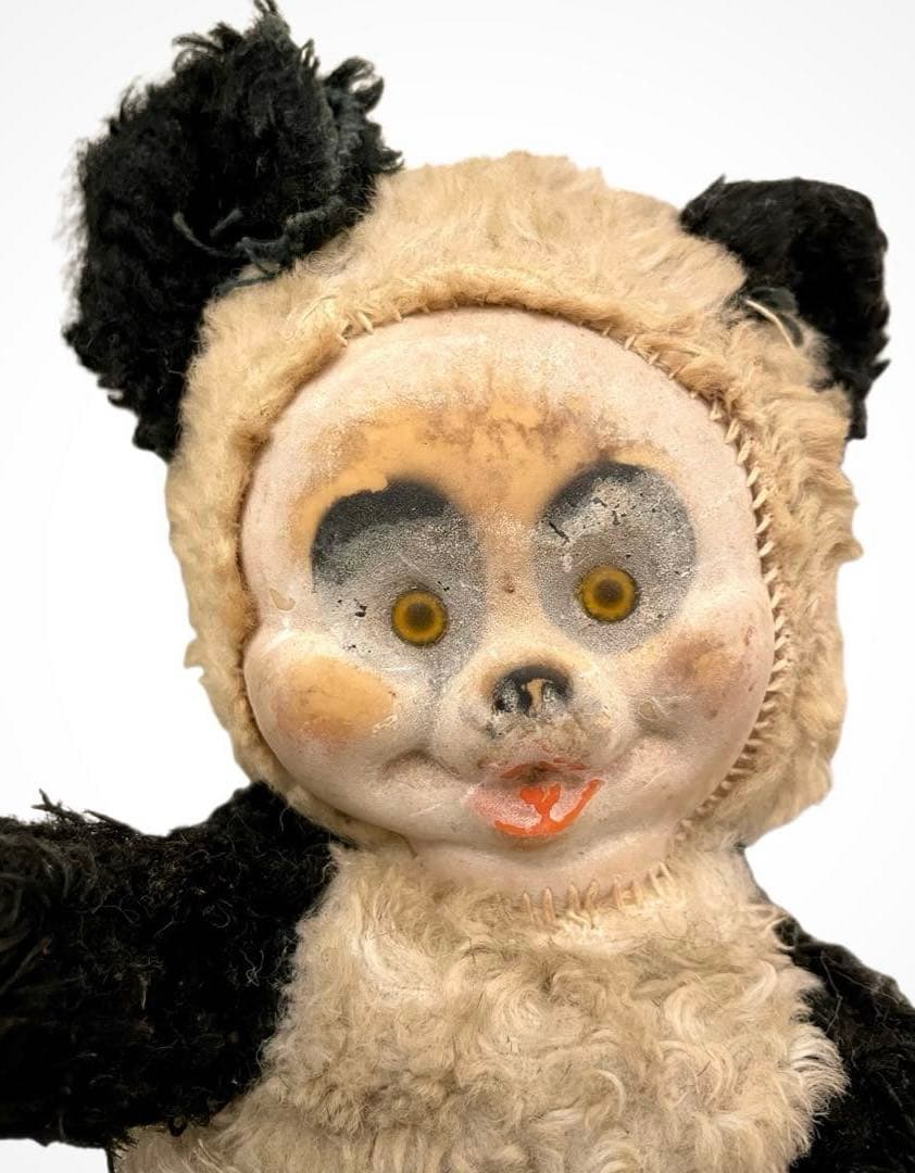 入手困難 ヴィンテージ アンティーク パンダ ぬいぐるみ トイ おもちゃ 人形