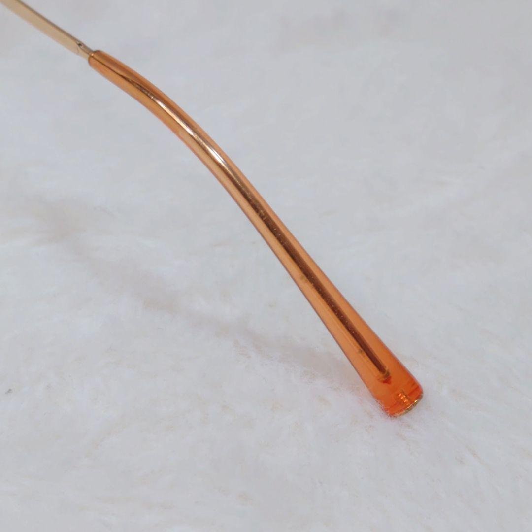 ✨美品✨CHANEL サングラス 4017-D オレンジ ココマーク リムレス