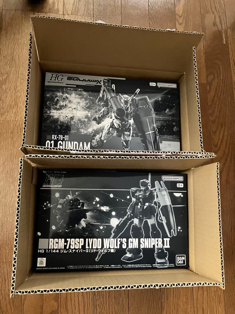 HG01ガンダム&HGUCリド・ウォルフ専用ジムスナイパーⅡ